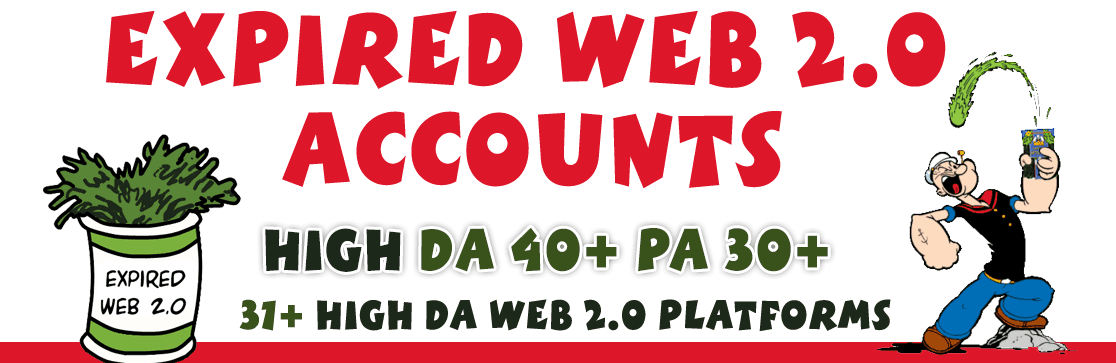 Expired Web 2.0 Accounts DA 40+ PA 30+ | 2019 SEO QUICK Ranking Method