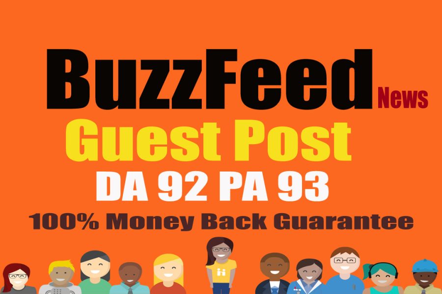 Publish Quality article on BuzzFeed With DA 92 PA 93 Permanent Dofollow Backlink