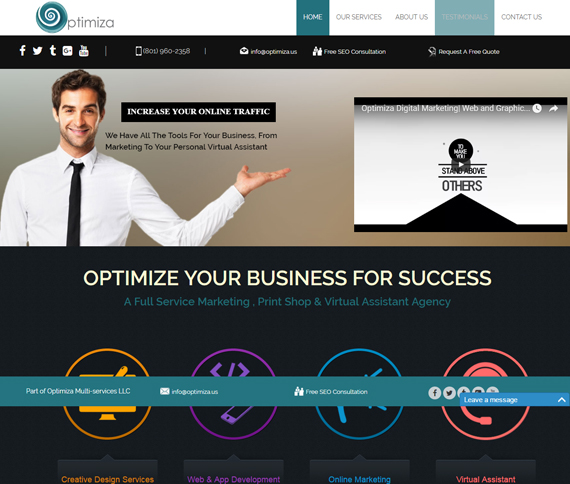 Convert visitors into customers