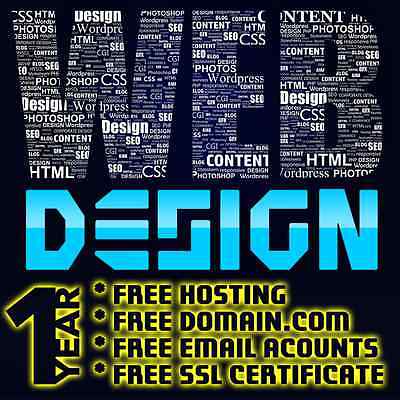 Give you a responsive wordpress website with free domain,free hosting & SSL