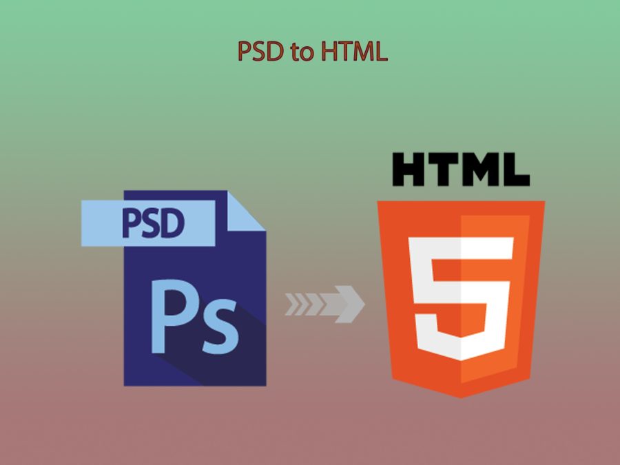 convert PSD to HTML with bootstrap
