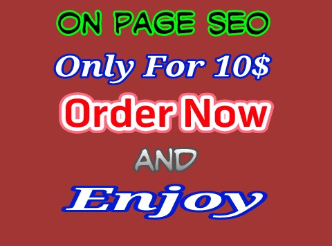 On Page Seo For Your Website Only For 5$