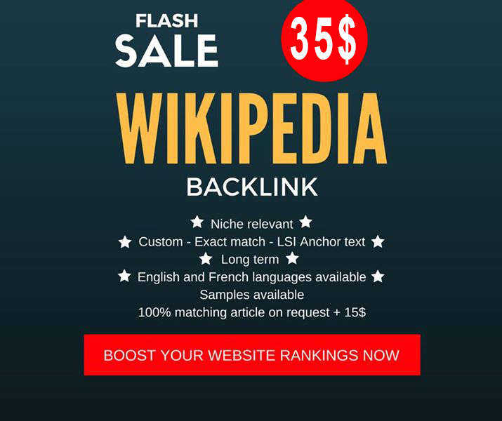Do NICHE Relevent Wikipedia Backlinks