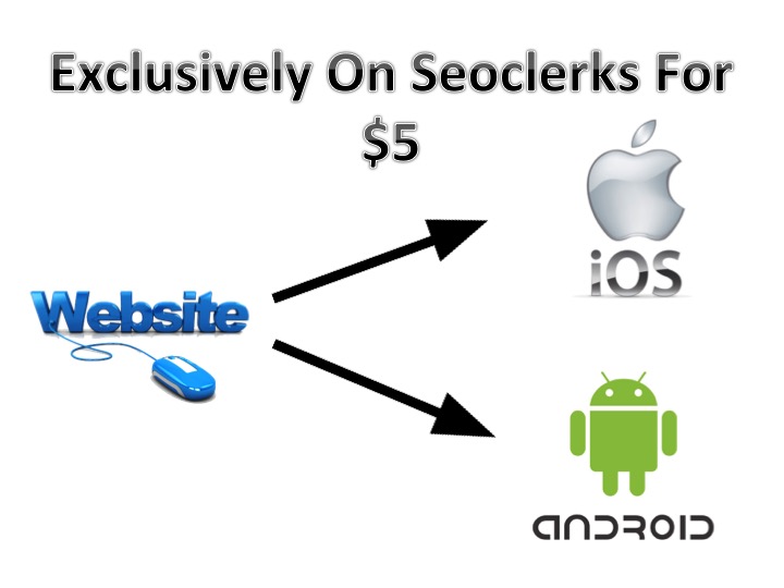 Create IOS And Android App Both From Your Website