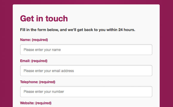 Do Payment/Contact Form in CodeIgniter, Laravel or Wordpress