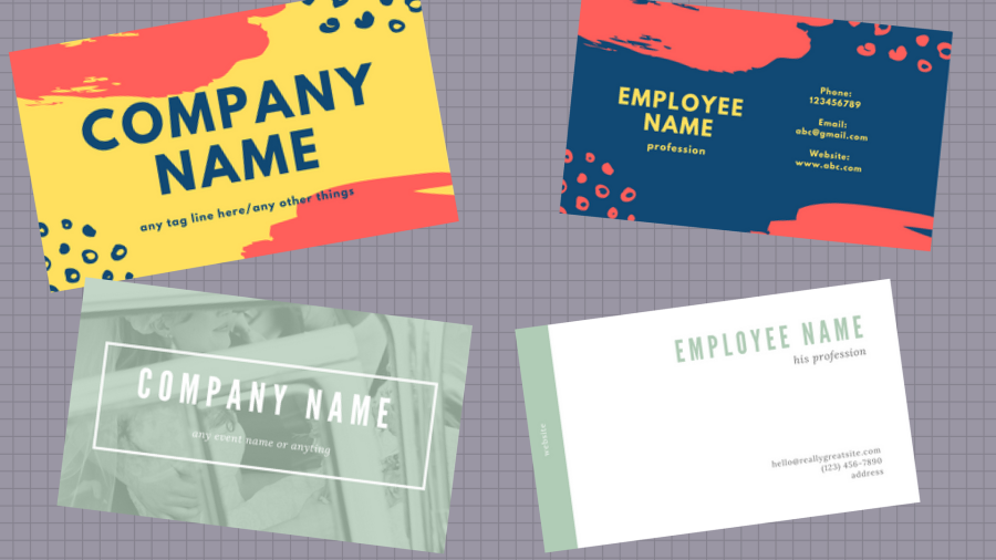 3 simple and modern professional business card