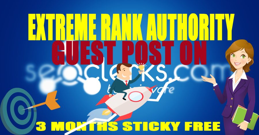 Extreme Rank Authority 10 PBN Post, Average DA35, PA30, TF25