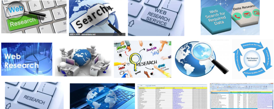 Large Number of Web Research