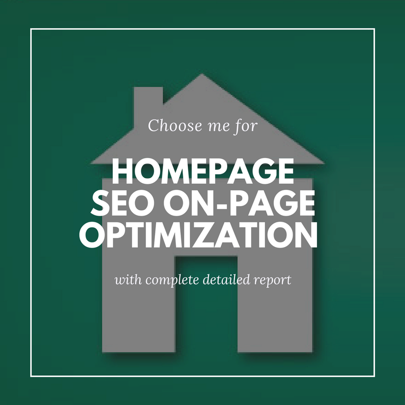  On-Page Optimization of Homepage