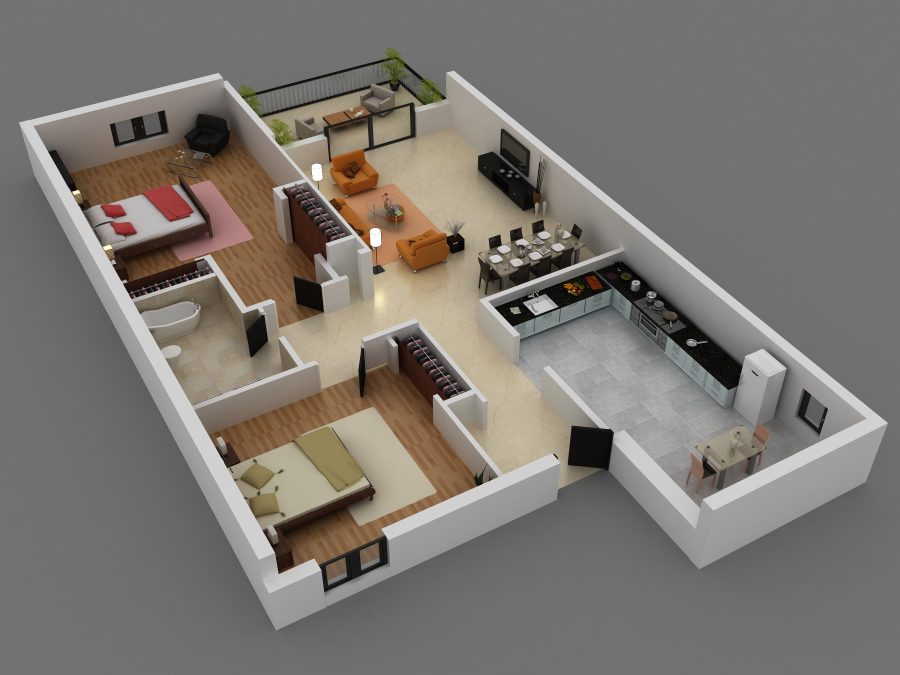 Create your Interior Architectural Design on your desire.