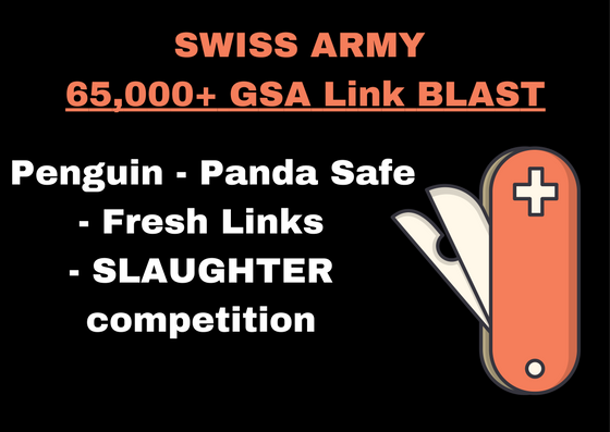 POTENT 65,000+ GSA SER Link Blast! SLAUGHTER COMPETITION