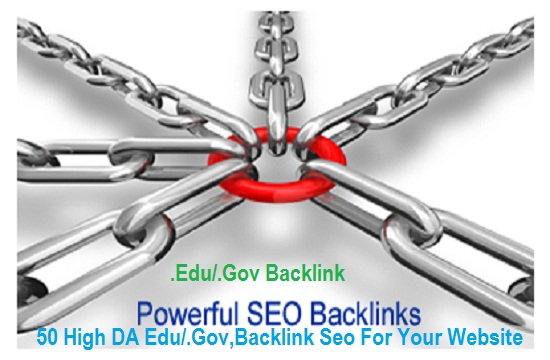 Make 50 High DA Edu/.Gov ,Backlink Seo For Your Website