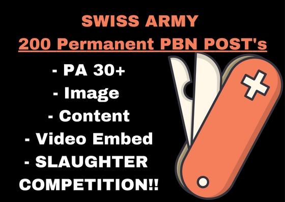 [ULTIMATE] 200 PERMANENT POST's Tumblr PBN PA30+ TF 30+ SLAUGHTER COMPETITION