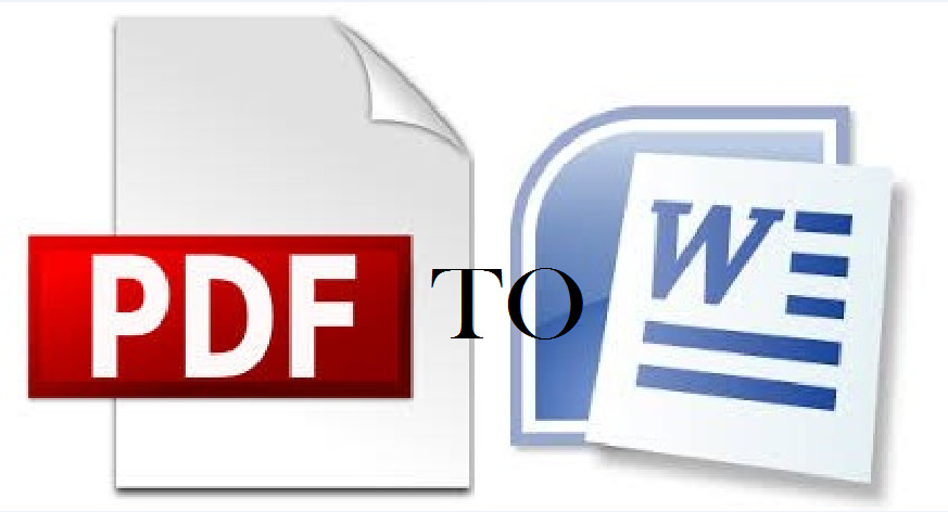 Convert PDF document  To Word document