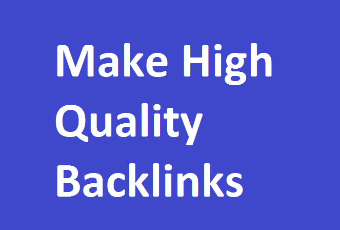 Create 100 White Hat SEO Backlinks,For You