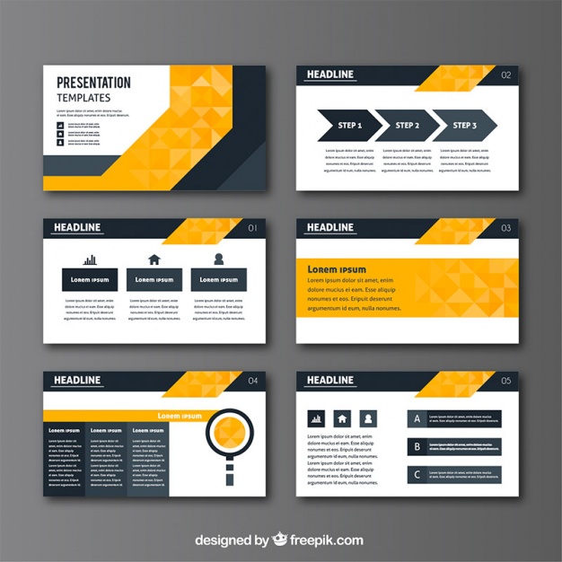 Create a professional 3 slide presentation for your business 