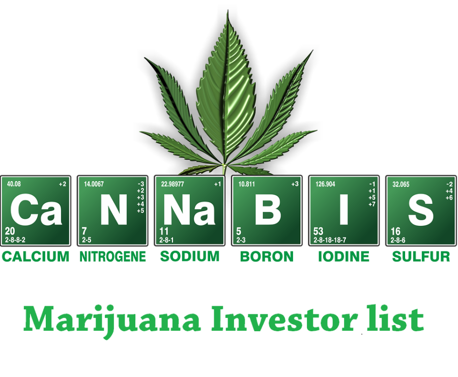 Email list for Marijuana/Cannabis Investors Include Phone Number 
