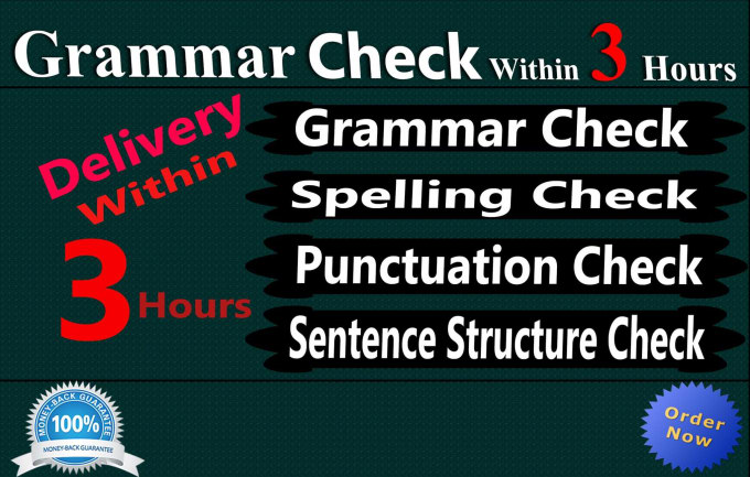 I will do for all of your proofreading & editing needs within 3 hours
