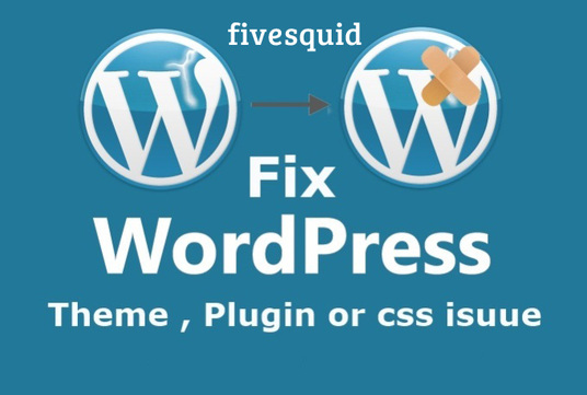 Fix Any Wordpress Errors And Html, Css Issues