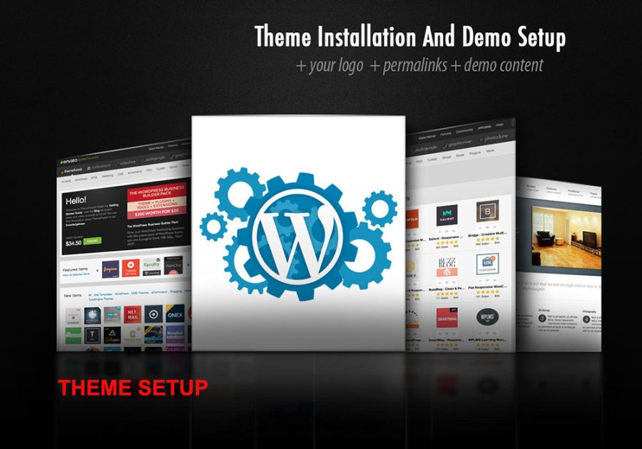 Install Wordpress Theme and Setup Like Demo