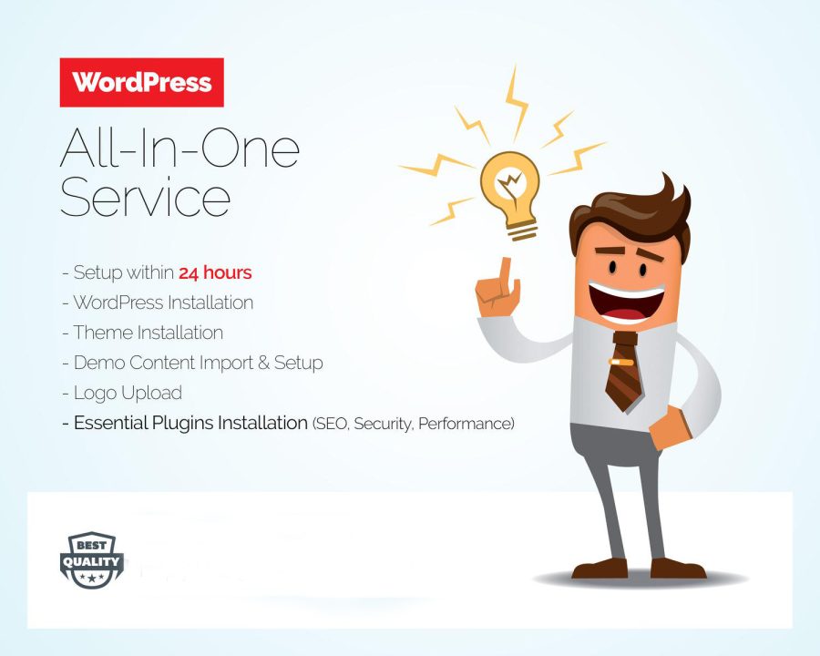 Create a professional wordpress website for your business