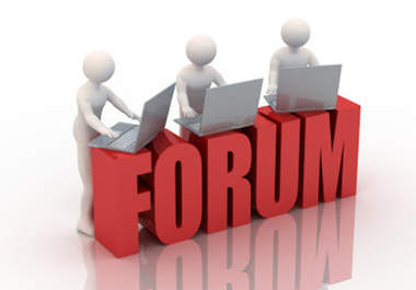 I publish 25 forum profile backlink  