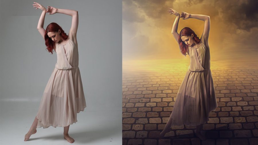 Remove and change background from 20 images