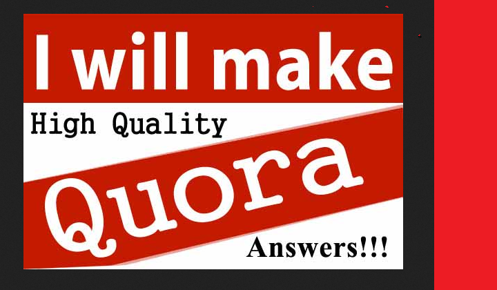 offer Real traffic by 50 Quora answer With Your keyword & URL 