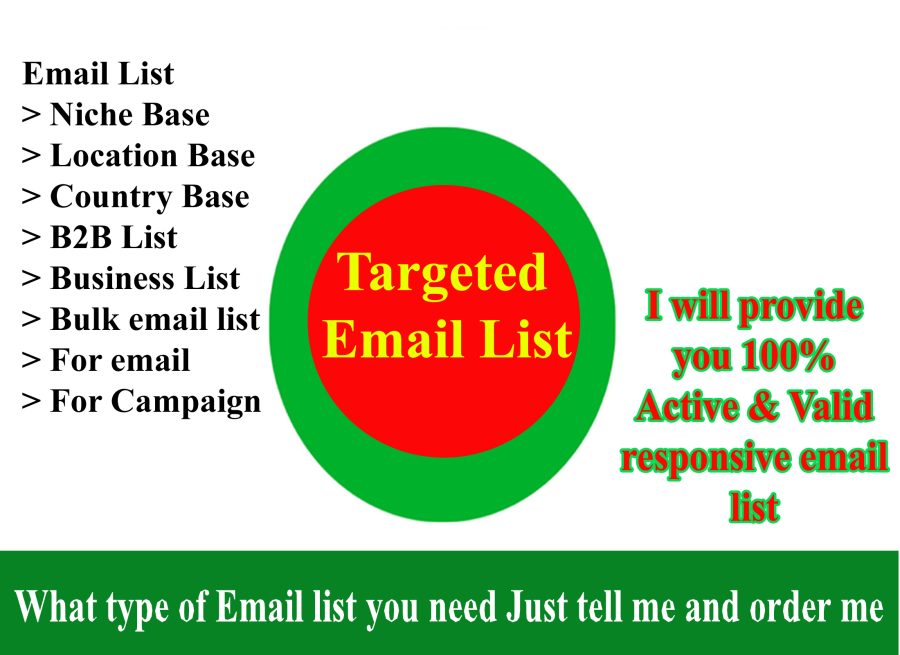 Scrape / Collect / Extract your Targeted 50K  Email List