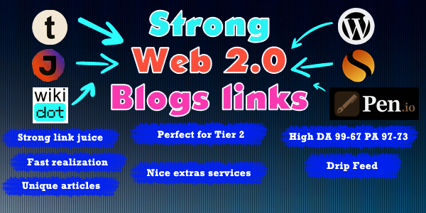 20 Web 2.0 Blog ! 10 Quality Profiles ! 5 business 