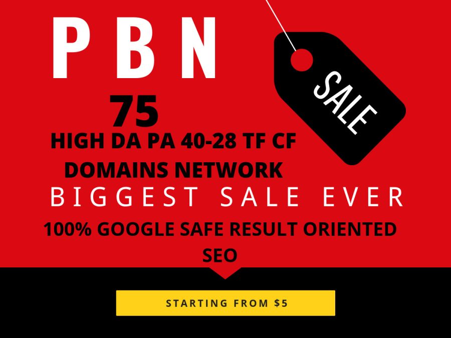  Create 75 High Pa Da Tf Cf Homepage Pbn Backlinks