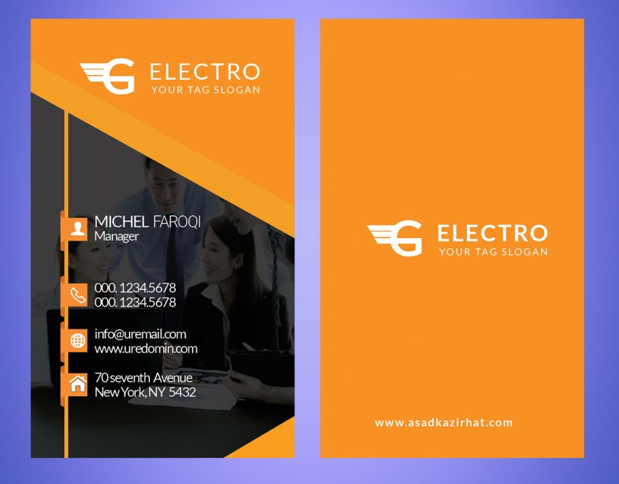 Design Your  Double Sided Business Card In 24 Hours