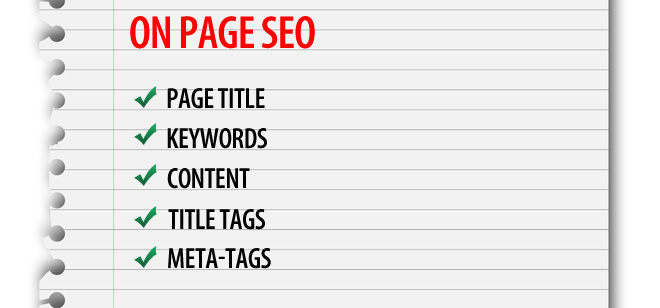 Complete Website Onpage