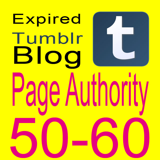 Get 5 Expired Tumblr Registered PA 50-60 