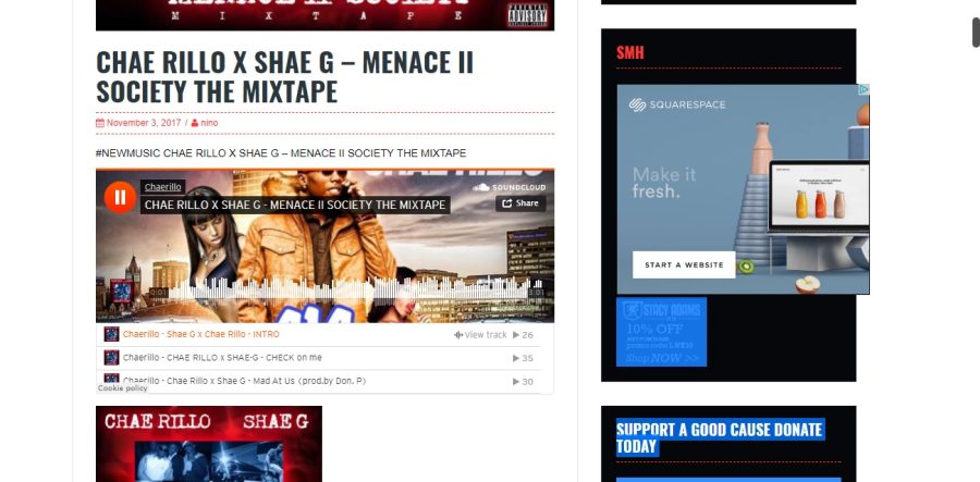 Post  your music  single or mixtapes on my hiphop blog