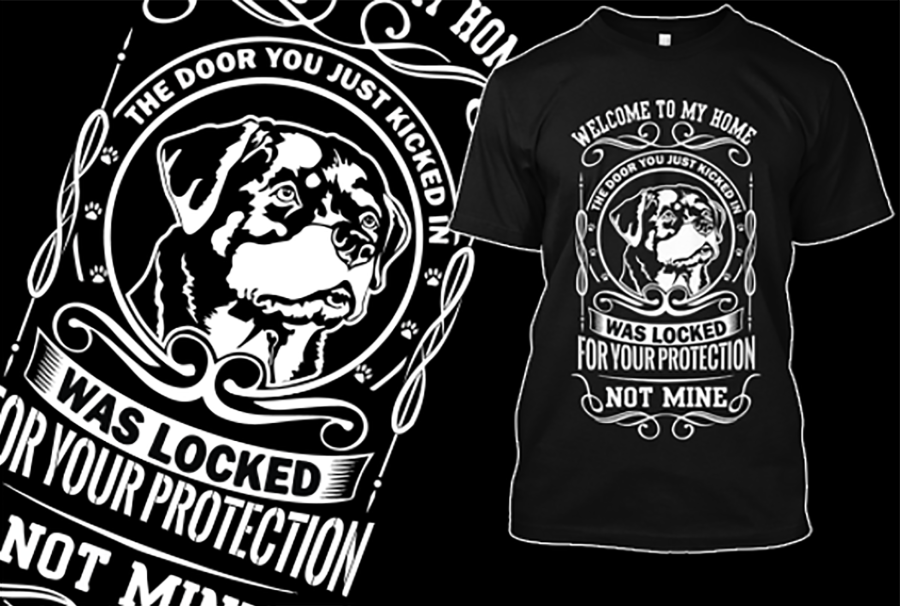 I'll Do Any Typography T-shirt, Cartoon Design