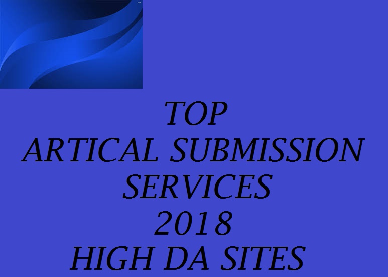 'I will, do 40  Artical submission on  da50 with Dofollow lnks 
