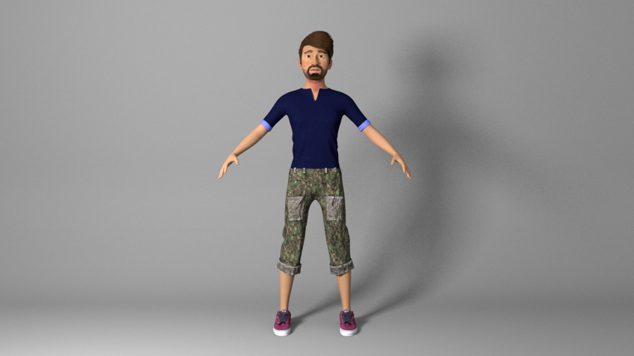 Making 3D character Model 