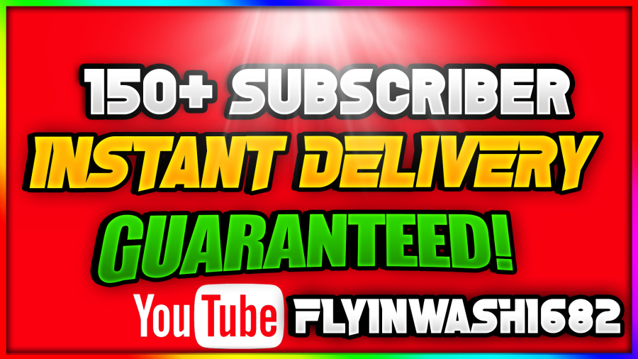 150 Instant Subscribers in 12 / 24 Hrs! ( Instant Start ) ( No Drop )