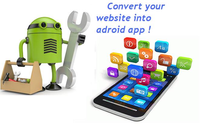 Convert your website into Android APP. Download it as file or by QR code !!!!!