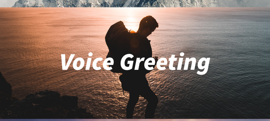 record your IVR or voicemail greeting with french accent