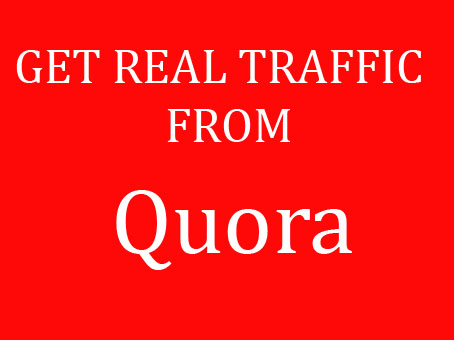 Offer focused on and natural Traffic by 10 quora answer posting