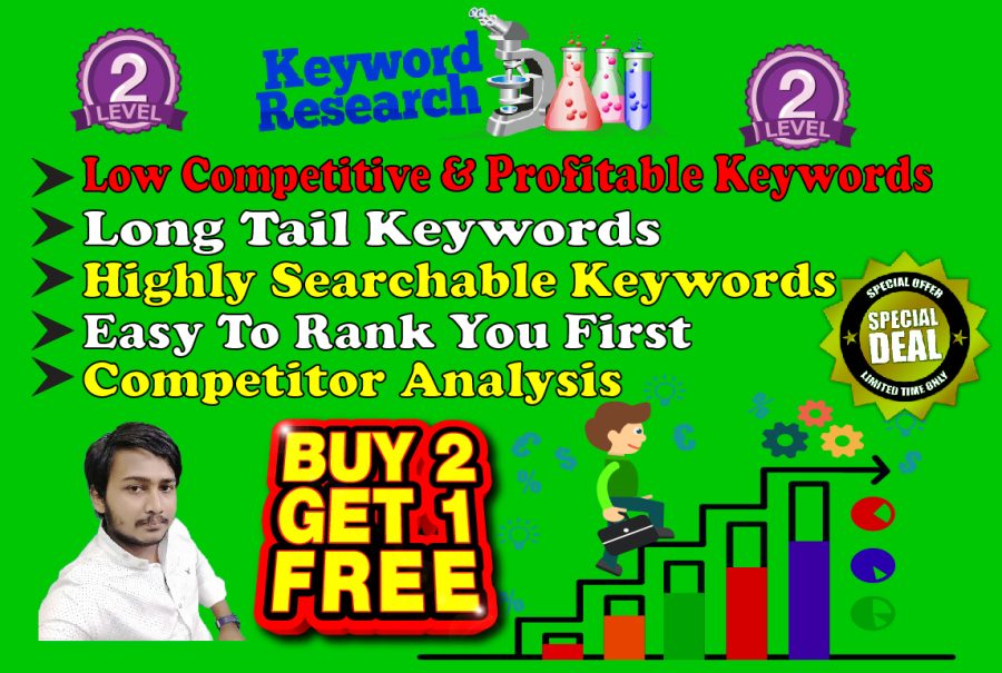 Research & provide 20 profitable & rankable keywords in 24 hours