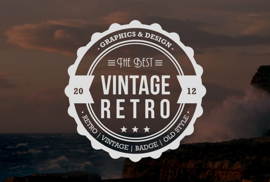 Create vintage retro logo design for your business