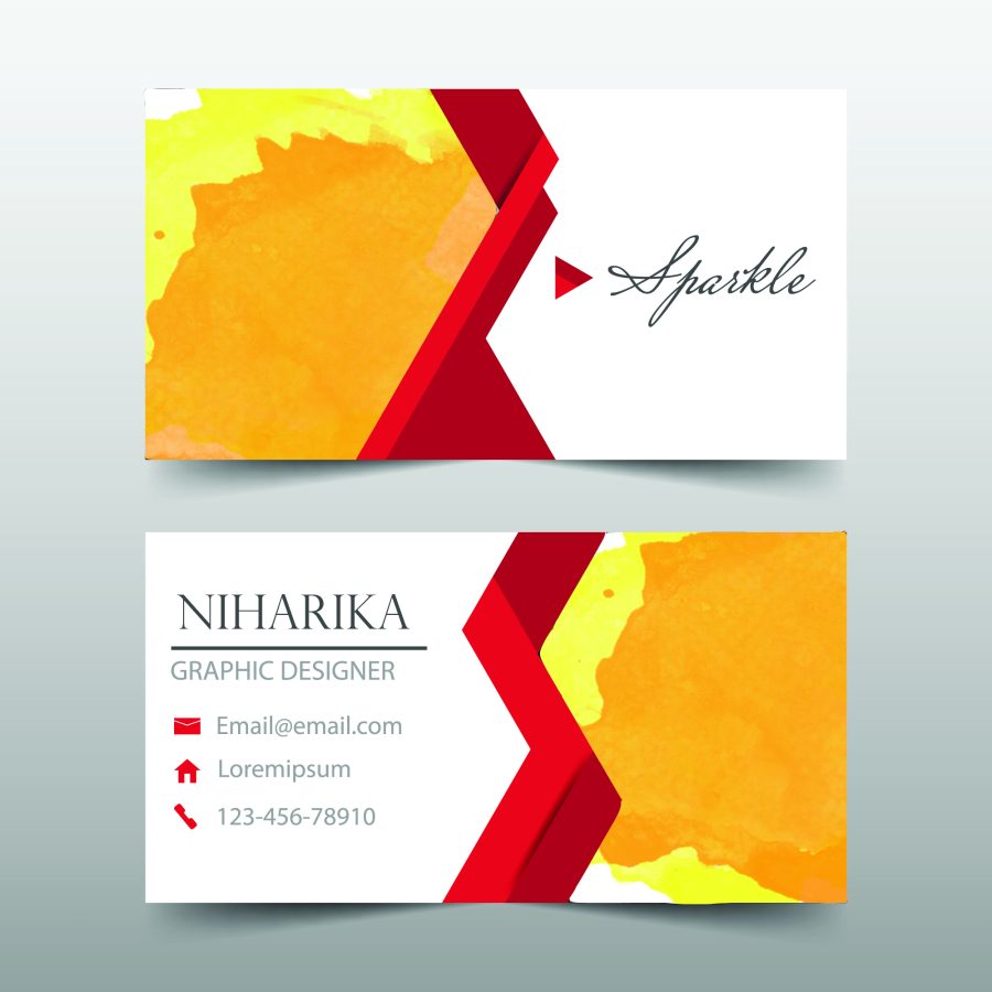 Design Business Card And Do 2 Realistic Mock Ups