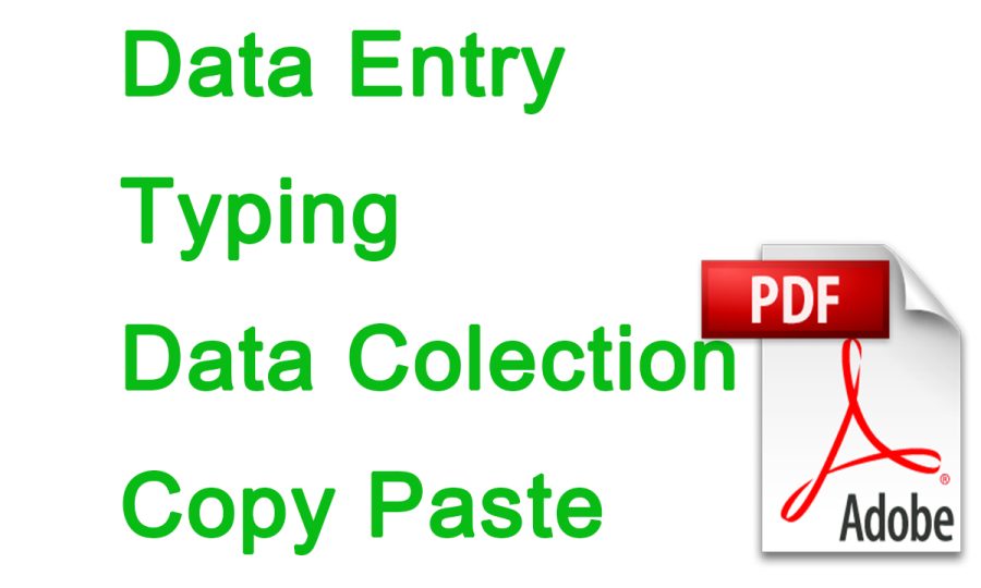 I'll do any kind of Data Entry,Data mining or typing work