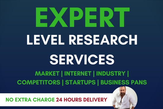 produce a comprehensive market research and competitor analysis report