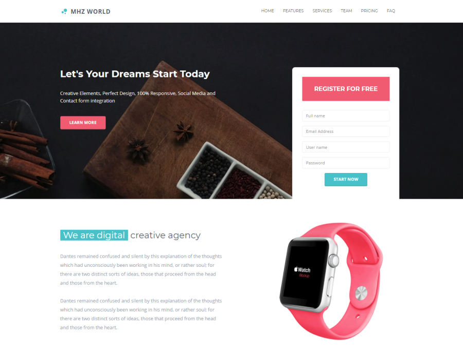 I will design a superb landing page or squeeze page
