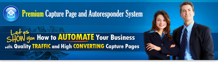 Premium Capture page and Autoresponder System