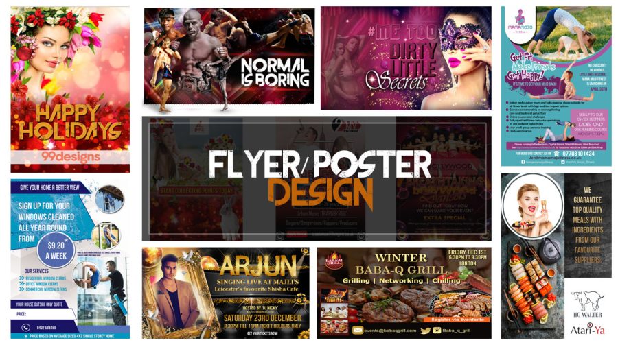 Design Professional Flyer , Poster , Leaflet or Brochure Design